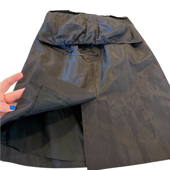 J. Crew Silk Black Taffeta Bra Strapless LBD Style 17409 NEW Party Minimalist - Picture 16 of 16
